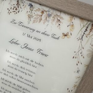Patenbrief "Natural Flowers" A4 – Bild 3
