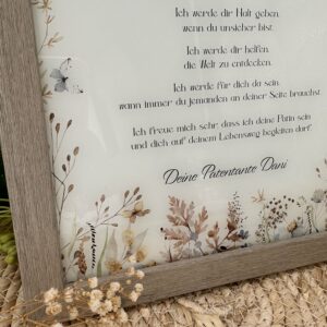Patenbrief "Natural Flowers" A4 – Bild 2