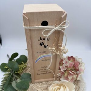 Kerzenverpackung "Holzbox Regenbogenbrücke" – Bild 4
