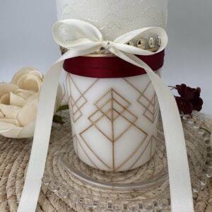 Hochzeitskerze "Art Deco" – Bild 5