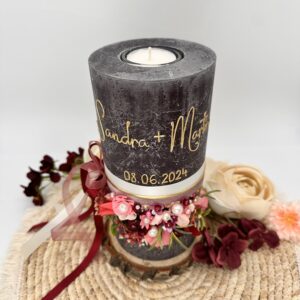 Hochzeitskerze "Romantic Berry" – Bild 6