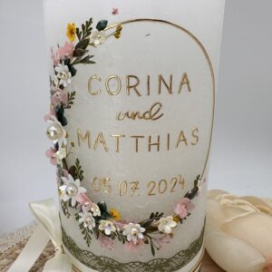 Hochzeitskerze "Wiesentraum" – Bild 6