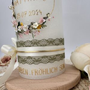 Hochzeitskerze "Wiesentraum" – Bild 3