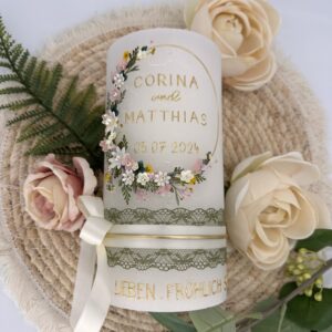 Hochzeitskerze "Wiesentraum"