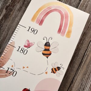 Babymesslatte 180 cm "Pferd" Blütenzauber – Bild 6