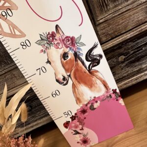 Babymesslatte 180 cm "Pferd" Blütenzauber – Bild 9