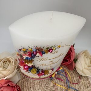 Hochzeitskerze "Summermagic" buntverliebt – Bild 4