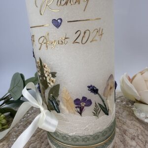 Hochzeitskerze "Veilchenromantik" – Bild 8