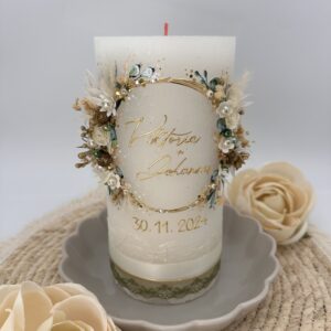 Hochzeitskerze "Sommerfeld-Romantik"