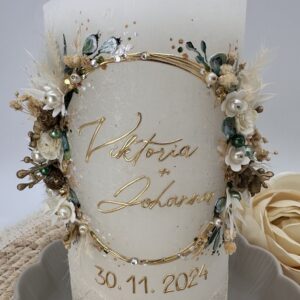 Hochzeitskerze "Sommerfeld-Romantik" – Bild 6