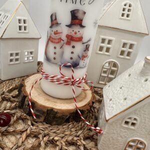 "Family Time" Schneemänner mit Schleife – Bild 2