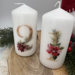 Adventkranzkerzen Weihnachtsstern – Bild 2