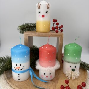 Winterkerzen "Fantastic 4"