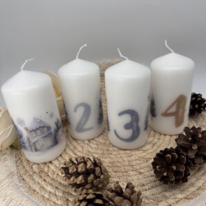 Adventkranzkerzen Winterhäuser – Bild 3