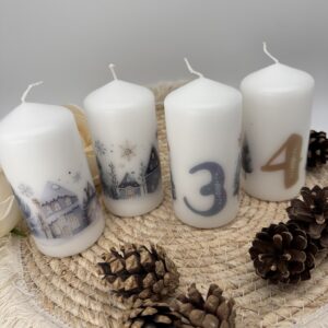 Adventkranzkerzen Winterhäuser – Bild 4