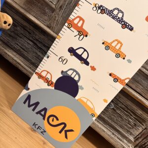 Babymesslatte 180 cm "CARS" in verschiedenen Farben und mit Logo möglich – Bild 5