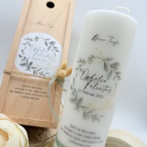 Kerzenverpackung "Holzbox Oliveloop" – Bild 6