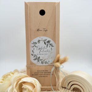 Kerzenverpackung "Holzbox Oliveloop" – Bild 2