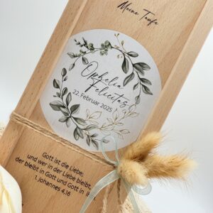 Kerzenverpackung "Holzbox Oliveloop" – Bild 4