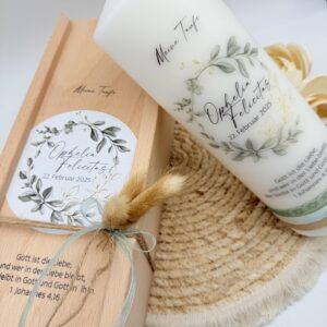 Kerzenverpackung "Holzbox Oliveloop" – Bild 3