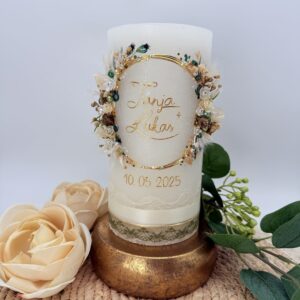 Hochzeitskerze "Sommerfeld-Romantik" – Bild 10