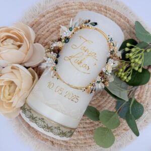 Hochzeitskerze "Sommerfeld-Romantik" – Bild 7