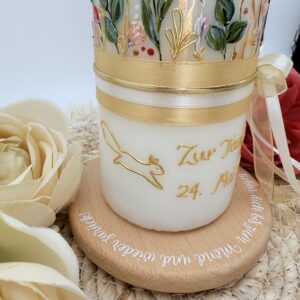 Taufkerze "Blumenwiese" – Bild 4