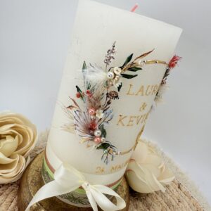 Hochzeitskerze "Lovely Romance" – Bild 5