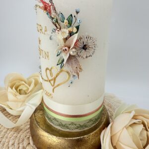 Hochzeitskerze "Lovely Romance" – Bild 3