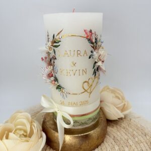 Hochzeitskerze "Lovely Romance"