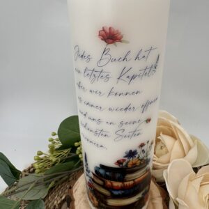 Trauerkerze "Letztes Kapitel" – Bild 4