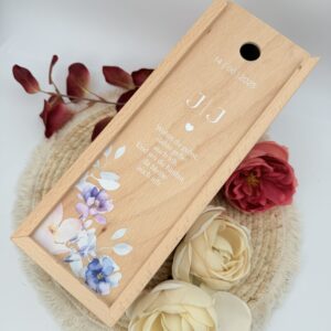 Kerzenverpackung "Holzbox Flowers" – Bild 8