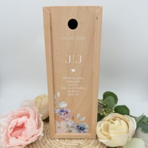 Kerzenverpackung "Holzbox Flowers" – Bild 7