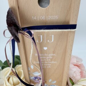 Kerzenverpackung "Holzbox Flowers" – Bild 4