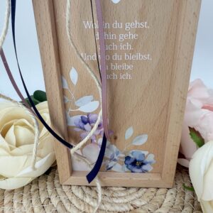 Kerzenverpackung "Holzbox Flowers" – Bild 3