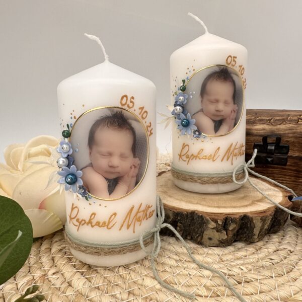 Gastgeschenke "Blue Dreams" mit Foto