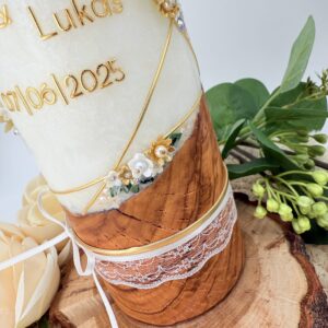 Hochzeitskerze "Symmetry Blütentraum" elegance – Bild 3
