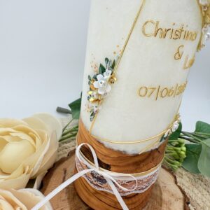 Hochzeitskerze "Symmetry Blütentraum" elegance – Bild 4