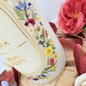 Hochzeitskerze "Wildflower Chic" wiesenbunt – Bild 8