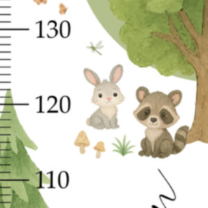 Babymesslatte 180 cm "Tiere des Waldes"