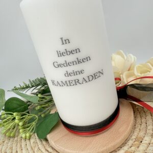 ÖKB "Stil schwarz" mit Schleife und Text auf Rückseite – Bild 5