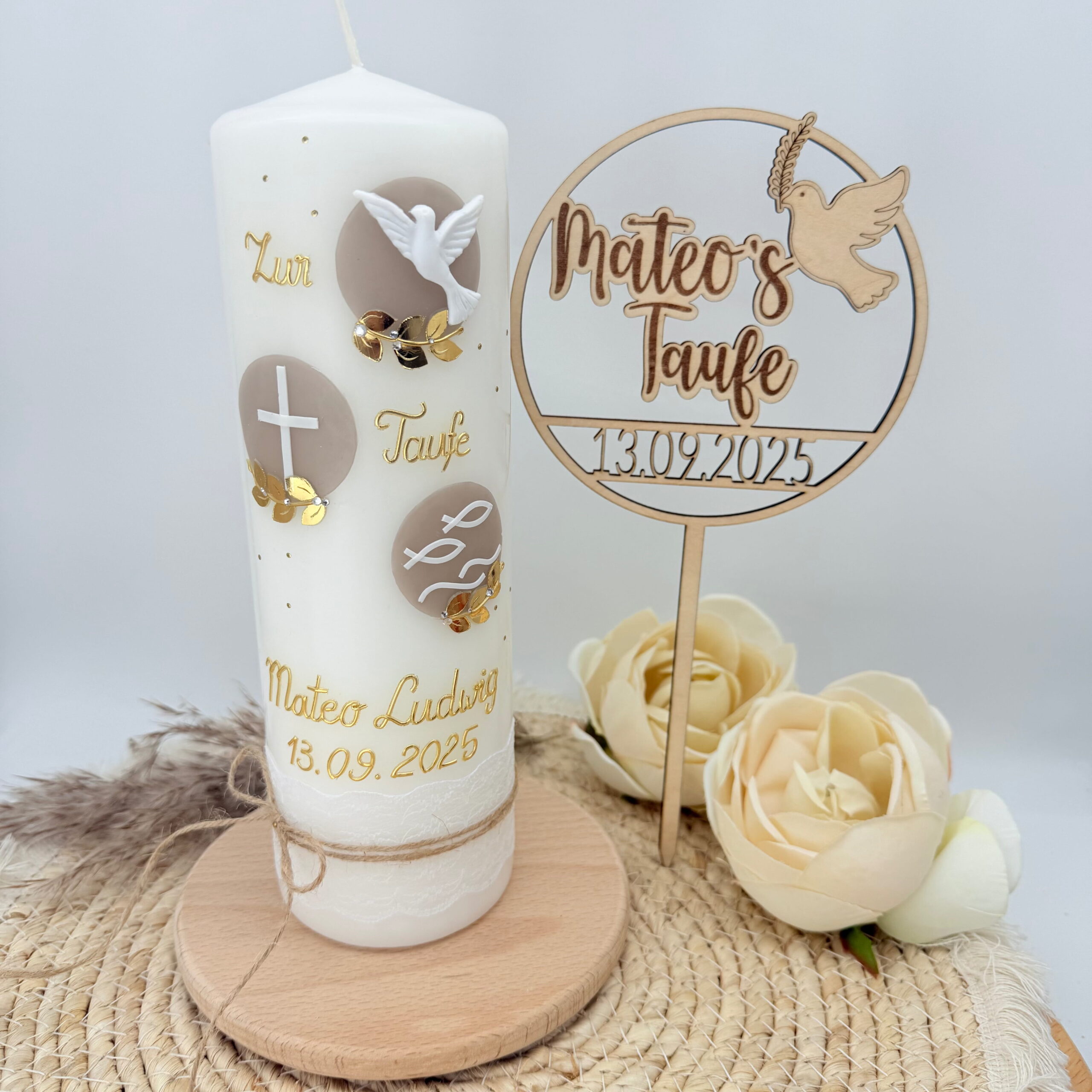 Cake-Topper "Loop mit Taube" – Bild 5